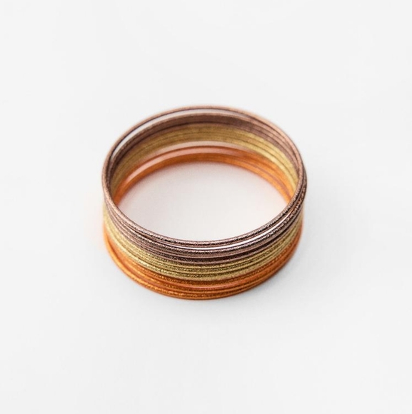 ZARA PACK OF MULTICOLOURED BRACELETS - Picture 3 of 6